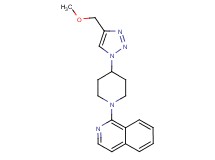 1-{4-[4-(methoxymethyl)-1H-1,2,3-triazol-1-yl]-1-piperidinyl}isoquinoline trifluoroacetate