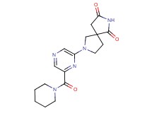 7-[6-(piperidin-1-ylcarbonyl)pyrazin-2-yl]-2,7-diazaspiro[4.4]nonane-1,3-dione