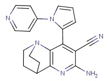 6-amino-8-(1-pyridin-4-yl-1H-pyrrol-2-yl)-3,4-dihydro-2H-1,4-ethano-1,5-naphthyridine-7-carbonitrile