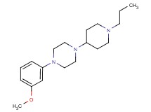 1-(3-methoxyphenyl)-4-(1-propyl-4-piperidinyl)piperazine