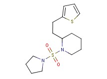 1-(1-pyrrolidinylsulfonyl)-2-[2-(2-thienyl)ethyl]piperidine