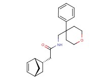 2-[(1S*,2S*,4S*)-bicyclo[2.2.1]hept-5-en-2-yl]-N-[(4-phenyltetrahydro-2H-pyran-4-yl)methyl]acetamide