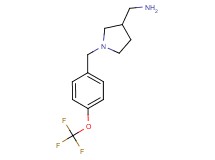 ({1-[4-(trifluoromethoxy)benzyl]-3-pyrrolidinyl}methyl)amine dihydrochloride