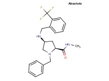 (4S)-1-benzyl-N-methyl-4-{[2-(trifluoromethyl)benzyl]amino}-L-prolinamide