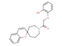 2-[2-oxo-2-(1H-spiro[azepane-4,2'-chromen]-1-yl)ethoxy]phenol