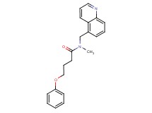 N-methyl-4-phenoxy-N-(5-quinolinylmethyl)butanamide
