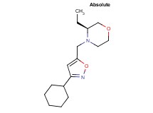 (3S)-4-[(3-cyclohexylisoxazol-5-yl)methyl]-3-ethylmorpholine