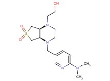 2-[(4aR*,7aS*)-4-{[6-(dimethylamino)pyridin-3-yl]methyl}-6,6-dioxidohexahydrothieno[3,4-b]pyrazin-1(2H)-yl]ethanol