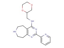 N-(1,4-dioxan-2-ylmethyl)-2-pyridin-2-yl-6,7,8,9-tetrahydro-5H-pyrimido[4,5-d]azepin-4-amine