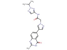 N-(2-isopropyl-2H-1,2,3-triazol-4-yl)-2-[4-(2-methyl-4-oxo-3,4-dihydroquinazolin-6-yl)-1H-pyrazol-1-yl]acetamide