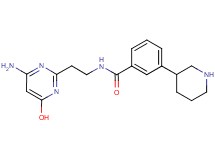 N-[2-(4-amino-6-hydroxypyrimidin-2-yl)ethyl]-3-piperidin-3-ylbenzamide