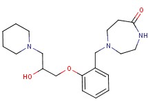1-[2-(2-hydroxy-3-piperidin-1-ylpropoxy)benzyl]-1,4-diazepan-5-one