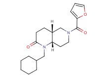 (4aR*,8aS*)-1-(cyclohexylmethyl)-6-(2-furoyl)octahydro-1,6-naphthyridin-2(1H)-one