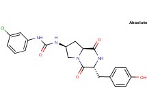 N-(3-chlorophenyl)-N'-[(3R,7S,8aS)-3-(4-hydroxybenzyl)-1,4-dioxooctahydropyrrolo[1,2-a]pyrazin-7-yl]urea