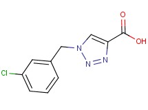 1-(3-chlorobenzyl)-1H-1,2,3-triazole-4-carboxylic acid