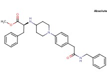 methyl N-(1-{4-[2-(benzylamino)-2-oxoethyl]phenyl}-4-piperidinyl)-L-phenylalaninate