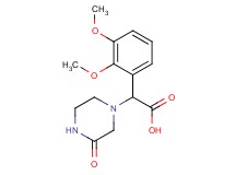 (2,3-dimethoxyphenyl)(3-oxopiperazin-1-yl)acetic acid