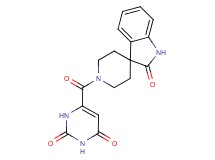 6-[(2-oxo-1,2-dihydro-1'H-spiro[indole-3,4'-piperidin]-1'-yl)carbonyl]pyrimidine-2,4(1H,3H)-dione