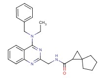 N-({4-[benzyl(ethyl)amino]-2-quinazolinyl}methyl)spiro[2.4]heptane-1-carboxamide