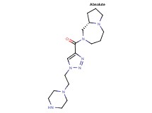 (9aS)-2-{[1-(2-piperazin-1-ylethyl)-1H-1,2,3-triazol-4-yl]carbonyl}octahydro-1H-pyrrolo[1,2-a][1,4]diazepine