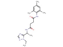 N-[1-(1-ethyl-1H-1,2,4-triazol-5-yl)ethyl]-N'-mesitylsuccinamide