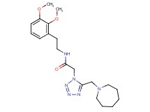2-[5-(1-azepanylmethyl)-1H-tetrazol-1-yl]-N-[2-(2,3-dimethoxyphenyl)ethyl]acetamide