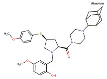 2-({(2S,4S)-2-{[4-(2-adamantyl)-1-piperazinyl]carbonyl}-4-[(4-methoxyphenyl)thio]-1-pyrrolidinyl}methyl)-4-methoxyphenol