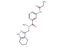 N-methyl-3-(propionylamino)-N-(4,5,6,7-tetrahydro-1H-indazol-3-ylmethyl)benzamide