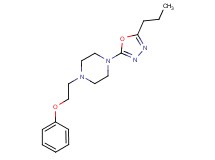 1-(2-phenoxyethyl)-4-(5-propyl-1,3,4-oxadiazol-2-yl)piperazine