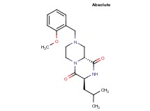 (3S,9aR)-3-isobutyl-8-(2-methoxybenzyl)tetrahydro-2H-pyrazino[1,2-a]pyrazine-1,4(3H,6H)-dione