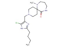 3-[(2-butyl-5-chloro-1H-imidazol-4-yl)methyl]-7-methyl-3,7,11-triazaspiro[5.6]dodecan-12-one