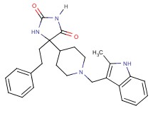 5-{1-[(2-methyl-1H-indol-3-yl)methyl]-4-piperidinyl}-5-(2-phenylethyl)-2,4-imidazolidinedione