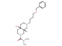 (4aR*,8aR*)-7-[4-(benzyloxy)butyl]-4a-hydroxy-N,N-dimethyloctahydro-2,7-naphthyridine-2(1H)-carboxamide