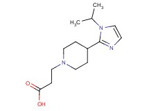 3-[4-(1-isopropyl-1H-imidazol-2-yl)-1-piperidinyl]propanoic acid