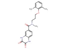 N-[3-(2,6-dimethylphenoxy)propyl]-N-methyl-2,3-dioxo-1,2,3,4-tetrahydroquinoxaline-6-carboxamide