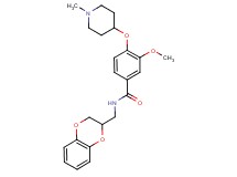 N-(2,3-dihydro-1,4-benzodioxin-2-ylmethyl)-3-methoxy-4-[(1-methyl-4-piperidinyl)oxy]benzamide