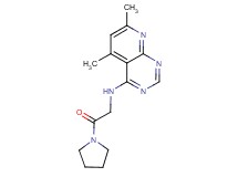 5,7-dimethyl-N-(2-oxo-2-pyrrolidin-1-ylethyl)pyrido[2,3-d]pyrimidin-4-amine