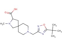 8-[(5-tert-butyl-1,2,4-oxadiazol-3-yl)methyl]-2-methyl-2,8-diazaspiro[4.5]decane-3-carboxylic acid