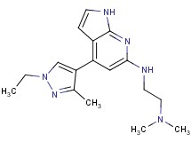 N'-[4-(1-ethyl-3-methyl-1H-pyrazol-4-yl)-1H-pyrrolo[2,3-b]pyridin-6-yl]-N,N-dimethylethane-1,2-diamine