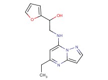 2-[(5-ethylpyrazolo[1,5-a]pyrimidin-7-yl)amino]-1-(2-furyl)ethanol