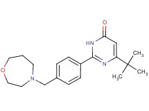 6-tert-butyl-2-[4-(1,4-oxazepan-4-ylmethyl)phenyl]pyrimidin-4(3H)-one