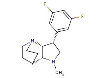 (3R*,3aR*,7aR*)-3-(3,5-difluorophenyl)-1-methyloctahydro-4,7-ethanopyrrolo[3,2-b]pyridine
