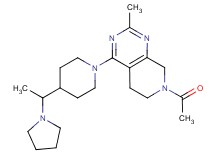 7-acetyl-2-methyl-4-[4-(1-pyrrolidin-1-ylethyl)piperidin-1-yl]-5,6,7,8-tetrahydropyrido[3,4-d]pyrimidine