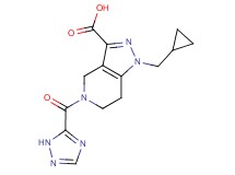 1-(cyclopropylmethyl)-5-(1H-1,2,4-triazol-5-ylcarbonyl)-4,5,6,7-tetrahydro-1H-pyrazolo[4,3-c]pyridine-3-carboxylic acid