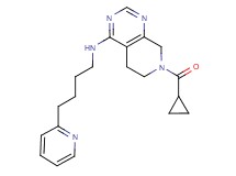 7-(cyclopropylcarbonyl)-N-(4-pyridin-2-ylbutyl)-5,6,7,8-tetrahydropyrido[3,4-d]pyrimidin-4-amine