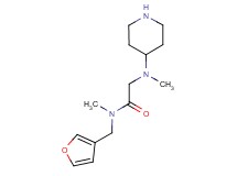 N~1~-(3-furylmethyl)-N~1~,N~2~-dimethyl-N~2~-piperidin-4-ylglycinamide