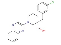 [3-(3-chlorobenzyl)-1-quinoxalin-2-ylpiperidin-3-yl]methanol