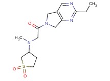 (1,1-dioxidotetrahydro-3-thienyl)[2-(2-ethyl-5,7-dihydro-6H-pyrrolo[3,4-d]pyrimidin-6-yl)-2-oxoethyl]methylamine