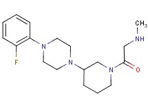 (2-{3-[4-(2-fluorophenyl)-1-piperazinyl]-1-piperidinyl}-2-oxoethyl)methylamine dihydrochloride