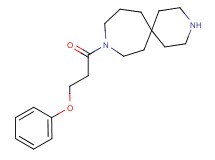 9-(3-phenoxypropanoyl)-3,9-diazaspiro[5.6]dodecane hydrochloride